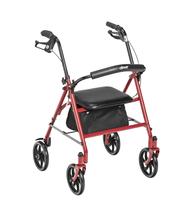 Rollator Walker Drive Medical 10257RD-1 de 4 rodas com assento