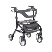 Rollator Walker Drive Medical Nitro Sprint com assento preto