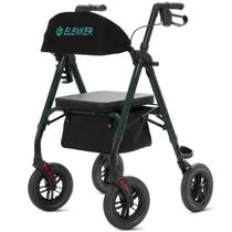 Rollator Walker ELENKER All-Terrain 10” Wheels Green Seniors Rollator Walker ELENKER All-Terrain 10” Wheels Green Seniors
