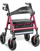 Rollator Walker HOMLAND com rodas todo-terreno Seat 8