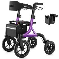 Rollator Walker MAXWALK para idosos com assento roxo Rollator Walker MAXWALK para idosos com assento roxo
