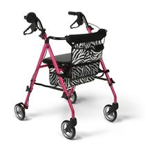 Rollator Walker Medline Posh Premium em alumínio leve