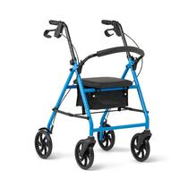 Rollator Walker Medline Standard Adult Steel azul claro