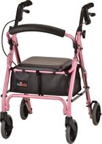 Rollator Walker NOVA GetGo Petite Narrow Pink 5'4