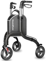 Rollator Walker Soundfuse de 3 rodas, leve e dobrável