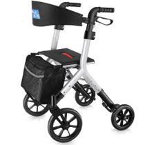 Rollator Walker WALK MATE para idosos de 1,60 a 2,10 m de altura Rollator Walker WALK MATE para idosos de 1,60 a 2,10 m de altura