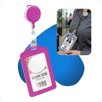 Roller Clip Cracha Para Credencial Carteirinha De Estudante