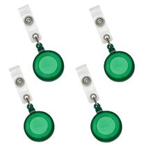 Roller Clip Retrátil Ioiô Para Crachá e Documentos de Identificação (4 Und)