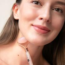 Roller de Quartzo Rosa