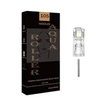 Roller Derma De Titânio Com 105 Microagulhas Para Cuidados Com Lábios, Barba E Cabelo, Ferramenta De