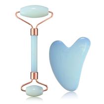 Roller facial e conjunto Gua Sha ZUKIMM Opal para rugas