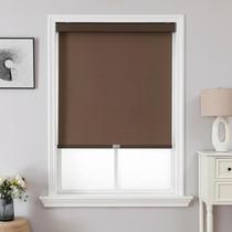Roller Shades Joydeco 100% Blackout Coffee 48x120cm com proteção UV
