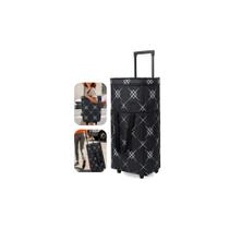 Rolling Bag Dxiywa Dobrável Portátil Carrinho de Compras Pro L Preto Rolling Bag Dxiywa Dobrável Portátil Carrinho de Compras Pro L Preto