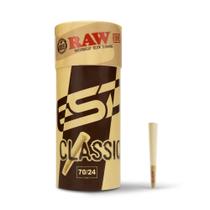 Rolling Papers RAW Cones Classic, tamanho único 70/24, pacote com 100