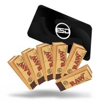 Rolling Papers RAW Original Roll-Up Tips, 6 pacotes - 300 dicas