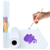 Rollo de Papel para Caballete Joyooss para Dibujo y Arte Infantil 17 cm x 25 m, Paquete de 2