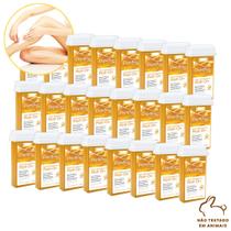 Rollon Cera Caixa 24 unidades DepilFlax Natural Depilação Roll-on Refil Rollon Cera Caixa 24 unidades DepilFlax Natural Depilação Roll-on Refil