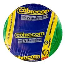 Rolo 100 Metros Cabo Fio Flexível 2,5mm Cores Cobrecom 750V