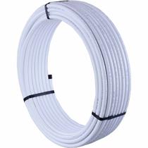 Rolo 100 Metros Tubo PEX GÁS Multicamadas Mangueira PEX GÁS 16mm Branco UV