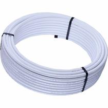 Rolo 100 Metros Tubo PEX GÁS Multicamadas Mangueira PEX GÁS 20mm Branco UV