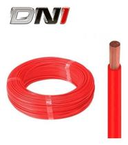 Rolo 100m Fio Cobre 2,50mm 12 Cabinho Flexível Vermelho Dni