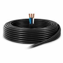 Rolo 100mt cabo pp flex 3 x 4 mm cobrecom