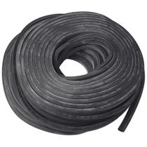 Rolo 20 Metros Borracha Perfil Esponjoso Macio 26x6mm Borrachas Londrina