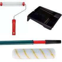 Rolo 23Cm+ Suporte 23Cm + Bandeja 2,7L + Cabo Extensor 2M