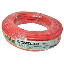 Rolo 25 Metros Cabo 16mm Emborrachado Flexível Vermelho Completo Para Som Automotivo Ambiente Instalação Carro 25m