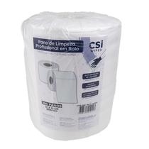 Rolo 300 Panos Multiuso CSI Wipes Limpeza Profissional Industrial Branco