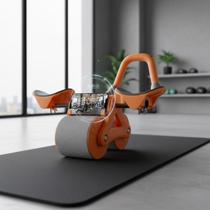 Rolo Abdominal IWMABRU Profissional Apoio de Cotovelo Timer Digital. Rodas Duplas Estáveis Fortalecimento de Core para Treino em Casa 120kg