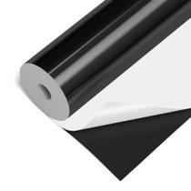 Rolo adesivo de vinil LIKCUT 30cm x 15m preto brilhante Rolo adesivo de vinil LIKCUT 30cm x 15m preto brilhante