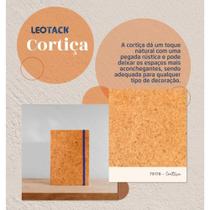 Rolo Adesivo Decorativo Cortiça Leotack Autocolante 45cmx10m 80 MIC Papel de Parede - Leonora