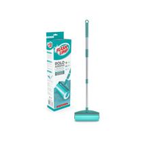 Rolo Adesivo Lavável C/ Cabo Tira Pelos Roupas Flash Limp