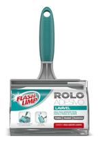 Rolo Adesivo Lavável Remove Pelos Fiapos Flp6497 Flash Limp Verde-lima