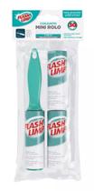 Rolo Adesivo Mini Rolinho Tira Pelos Flash Limp C/ 2 Refíl