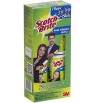 Rolo Adesivo SCOTCH-BRITE com 2 Rolos e 2 Refis 3M