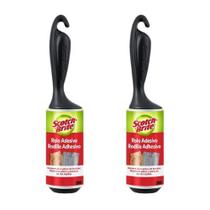 Rolo Adesivo Tira Pelos (02 Peças) Scotch-Brite 3M 21 Folhas Rolo Adesivo Tira Pelos (02 Peças) Scotch-Brite 3M 21 Folhas