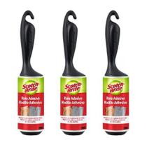 Rolo Adesivo Tira Pelos (03 Peças) Scotch-Brite 3M 21 Folhas Rolo Adesivo Tira Pelos (03 Peças) Scotch-Brite 3M 21 Folhas