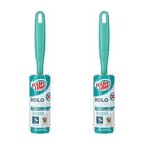Rolo Adesivo Tira Pelos 30 folhas (2u) Flash Limp CST0108 Rolo Adesivo Tira Pelos 30 folhas (2u) Flash Limp CST0108