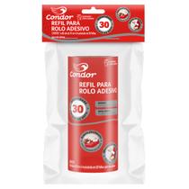 Rolo Adesivo Tira-Pelos Condor 10Cm X 5M 30 Folhas Refil