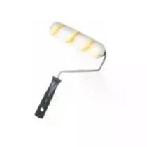 Rolo Anti Respingo 15cm em Lã Branco com Listras - Tigre