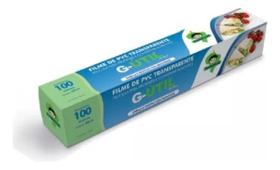 Rolo Bobina De Filme Pvc 28cmx100m Com Trilho Cortante Rolo Bobina De Filme Pvc 28cmx100m Com Trilho Cortante