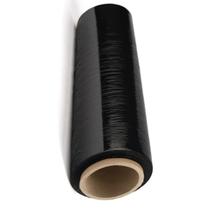 Rolo Bobina Filme Stretch Preto 25Mix50Cmx300M 3K Resistent
