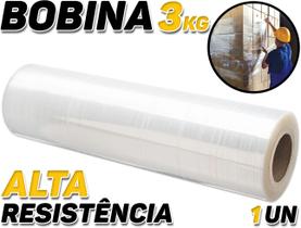 Rolo Bobina Filme Stretch Tubete 500x25 C/ 200 Metros 3kg