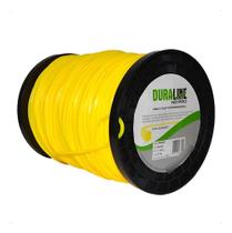 Rolo Bobina Fio Nylon Quadrado Roçadeira Resistente 3Mm 255M