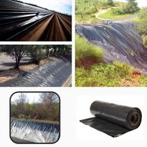 Rolo Bobina Plástica Preta para Construção, Reforma, Obra e Proteção de Cargas 4x100m 10kg