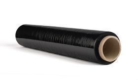 Rolo Bobina Plástico Filme Stretch Preto Embalagem 50cm 3kg