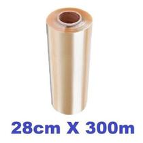 Rolo bobina plástico pvc 28x300m embalar alimento micra 10
