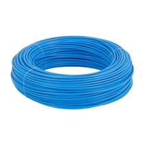 Rolo Cabo 4mm 100mts Azul Cobrecom